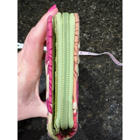 Vera Bradley Wallet Womens One Size Hello Dahlia Floral Zip-Around Turn - Picture 4 of 11